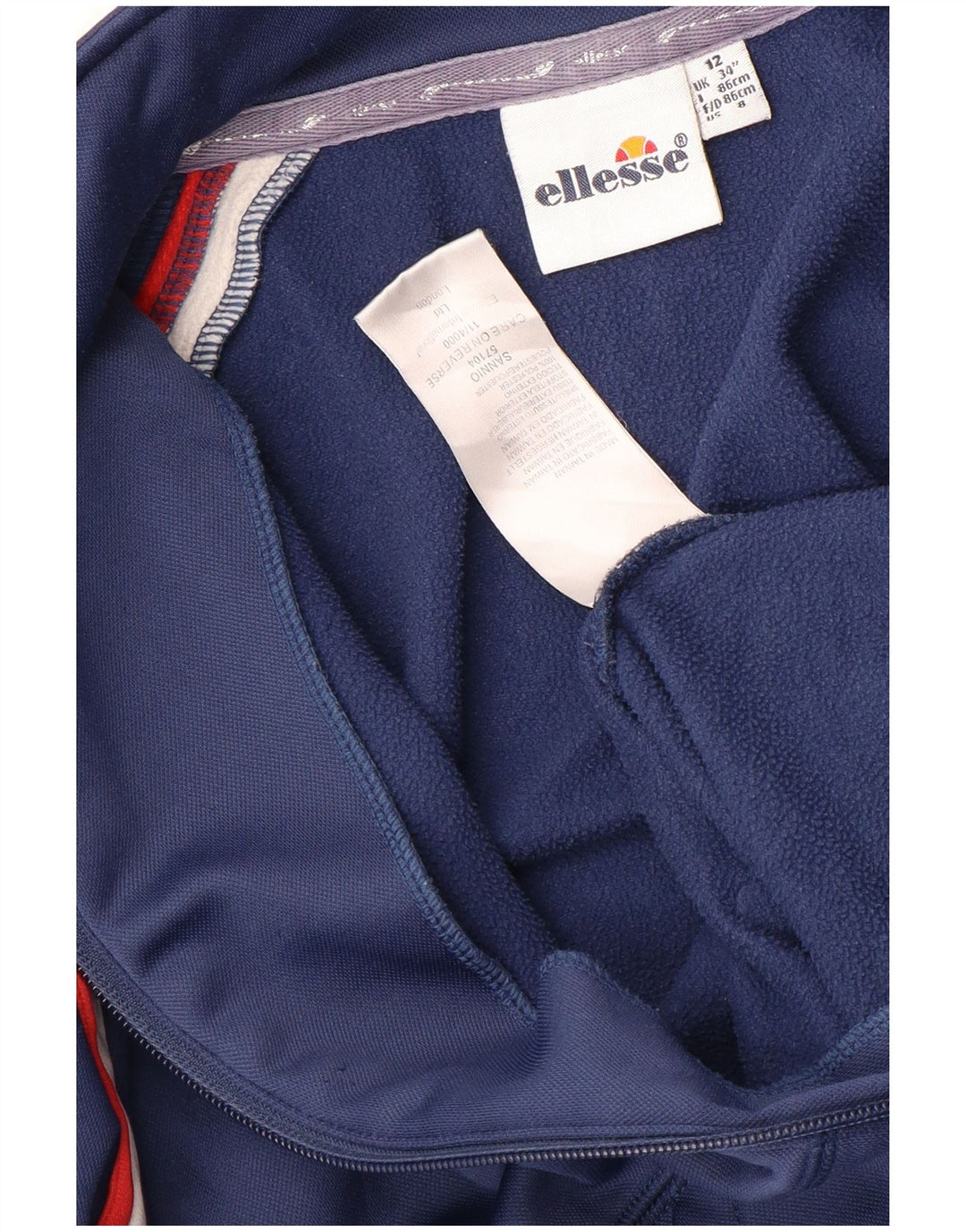 Casaco de treino para meninas ELLESSE 11-12 anos azul marinho poliéster