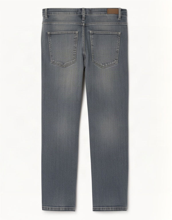 Zara Mens Straight Jeans EU 42 Grande W32 L29 Azul Algodão