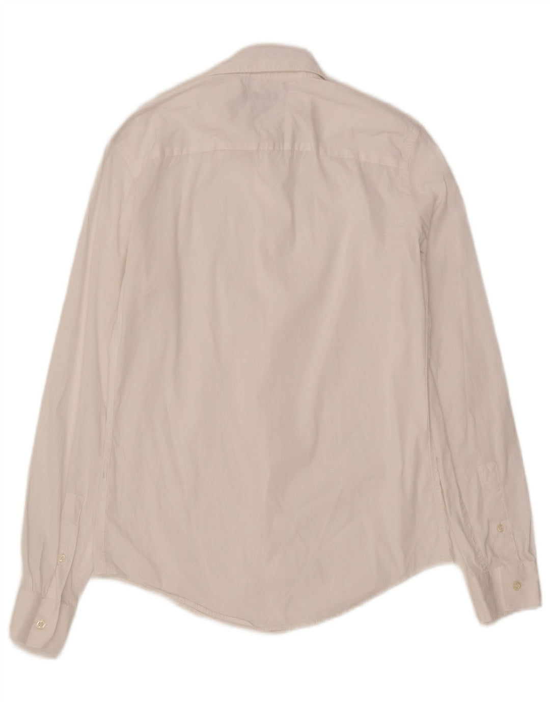 Camisa masculina ZARA Slim Fit pequena branca