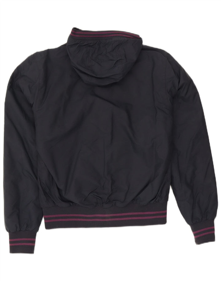 Jaqueta bomber masculina com capuz North Sails UK 38 poliamida azul marinho médio