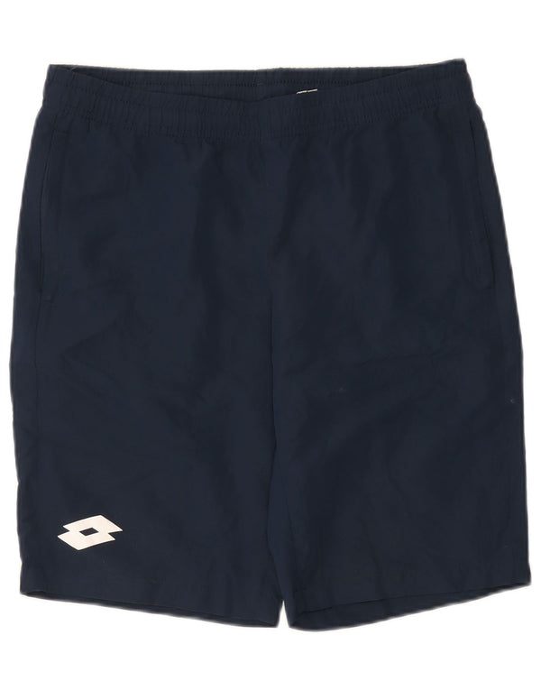 Lotto Mens Sport Shorts Grande Poliéster Azul Marinho