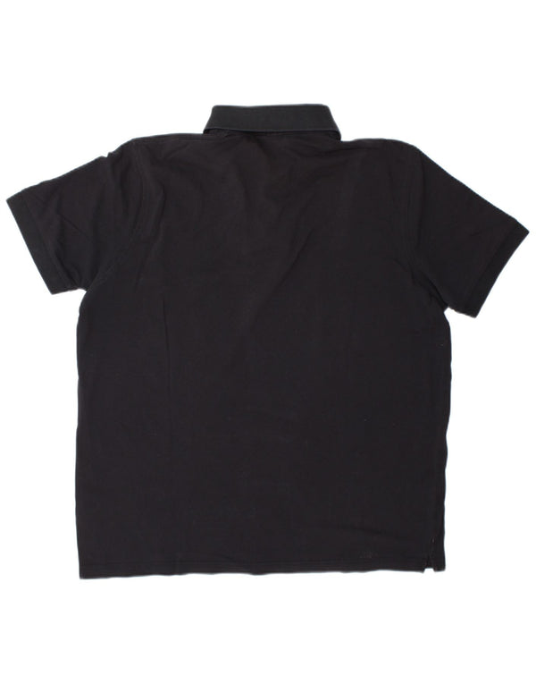 Camisa polo masculina Hugo Boss XL algodão preto