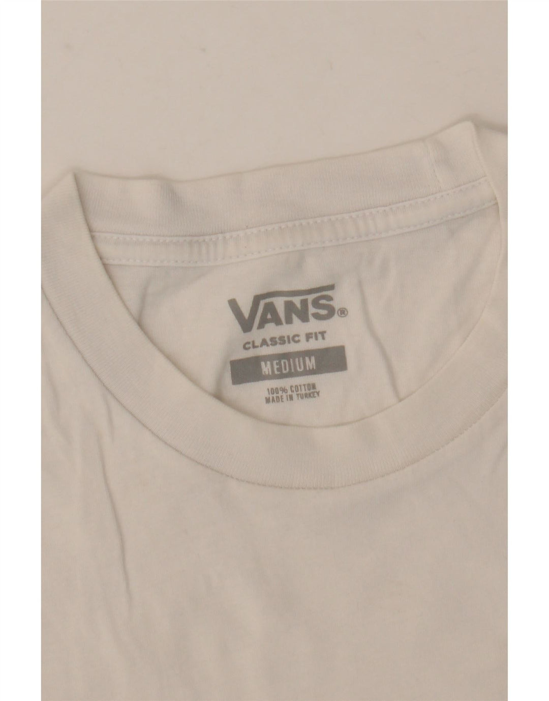 Camiseta masculina VANS Classic Fit Top médio preto colorblock algodão