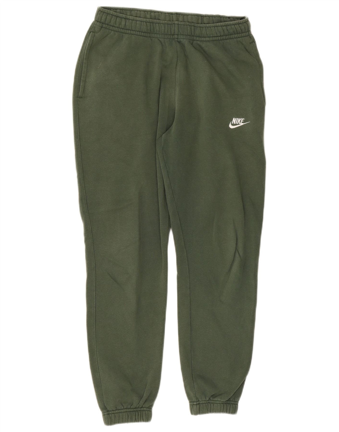 Calça de treino masculina Nike joggers algodão verde médio