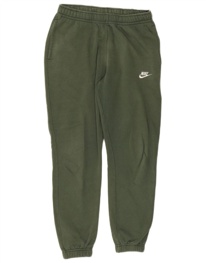 Calça de treino masculina Nike joggers algodão verde médio