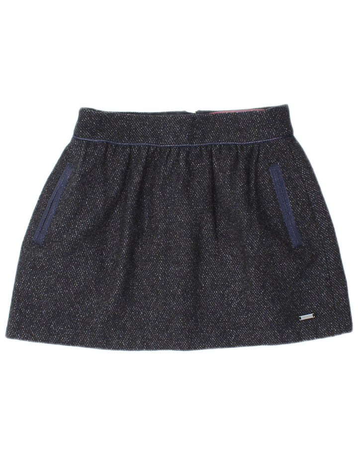 Minissaia feminina SUPERDRY pequena W27 poliéster manchado cinza