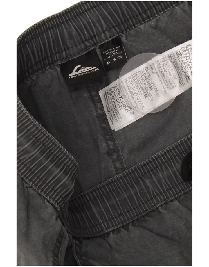 Quiksilver Mens Shorts Médio W32 Cinza Algodão
