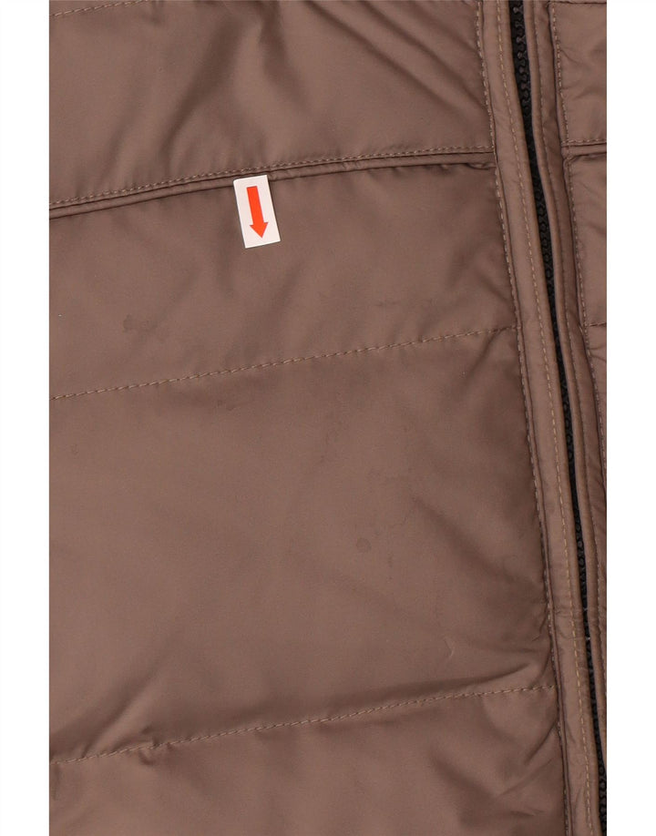 BREACH Jaqueta acolchoada masculina UK 44 2XL poliéster marrom