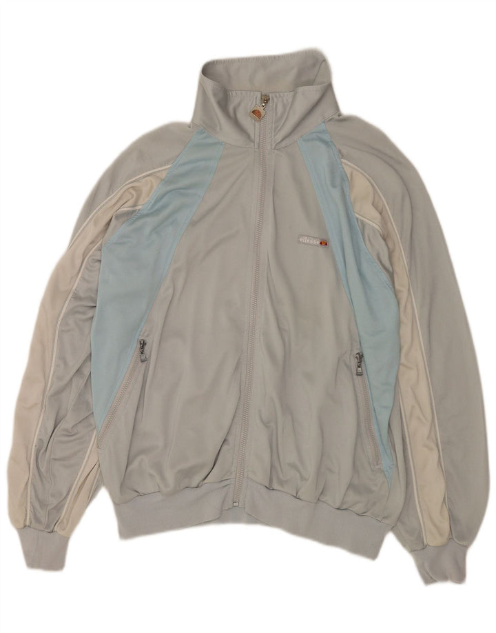 Ellesse Jaqueta masculina de agasalho IT 54 XL cinza Colourblock poliéster