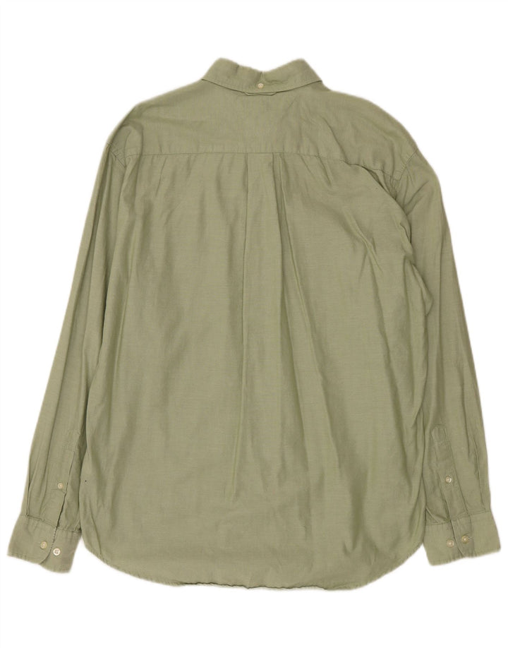 Camisa masculina Tommy Hilfiger algodão verde médio