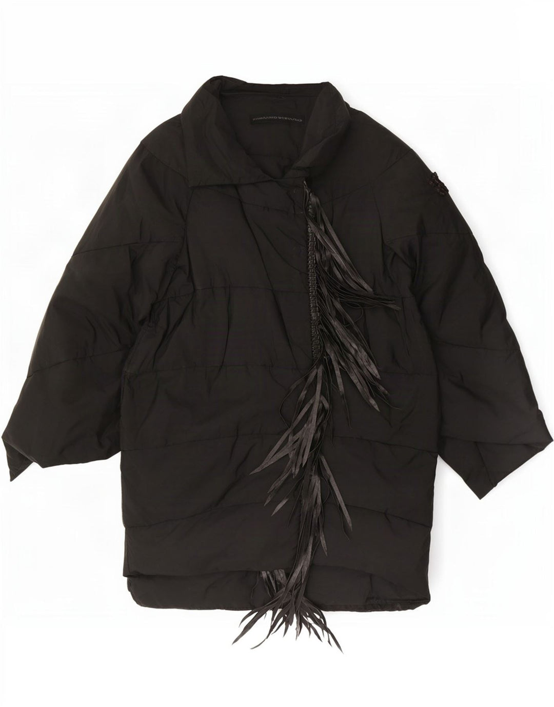 Casaco acolchoado feminino Ermanno Scervino IT 42 poliéster preto médio