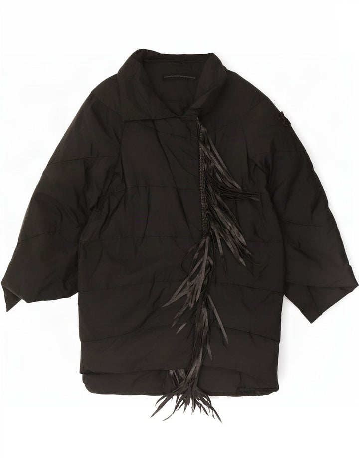 Casaco acolchoado feminino Ermanno Scervino IT 42 poliéster preto médio