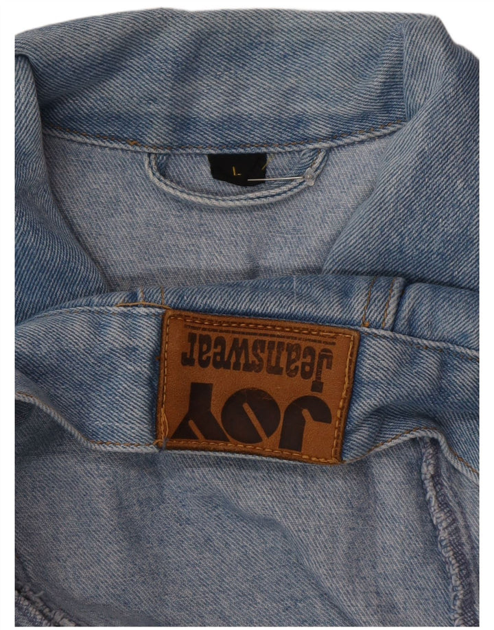 Jaqueta jeans masculina Joy UK 40 grande azul