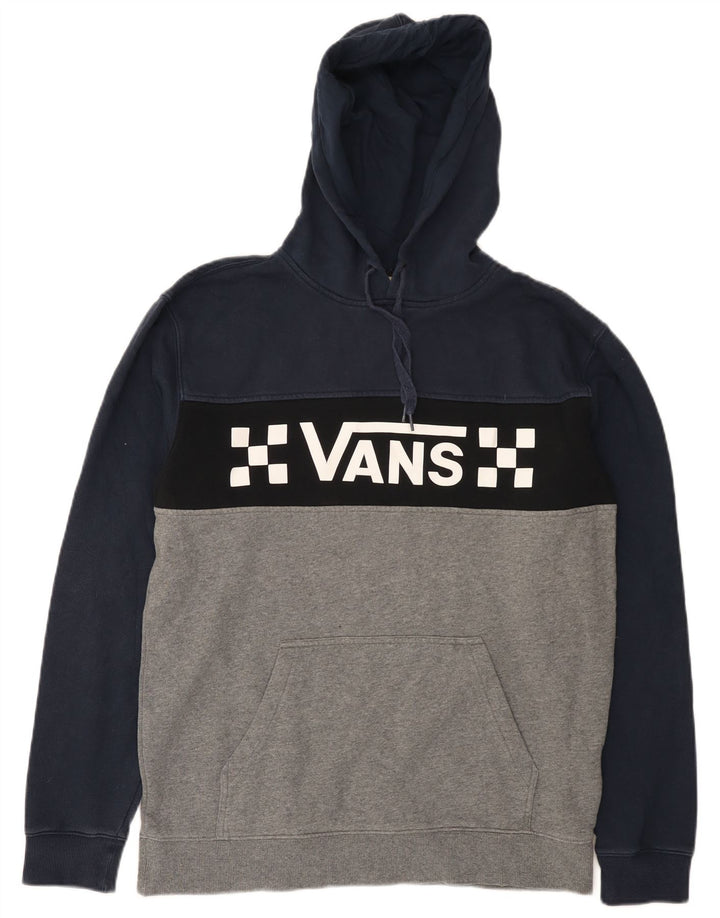 Vans Mens Graphic Hoodie Jumper Médio Multicolorido Colorblock Algodão