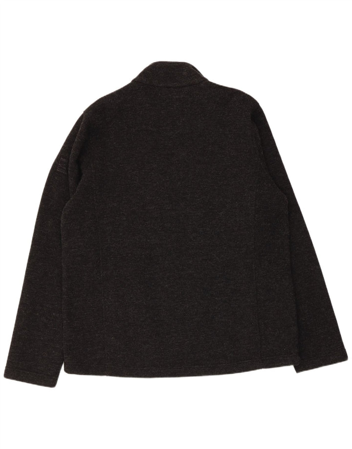 Poliéster preto do revestimento superior 2XL do fato de treino dos homens do vintage