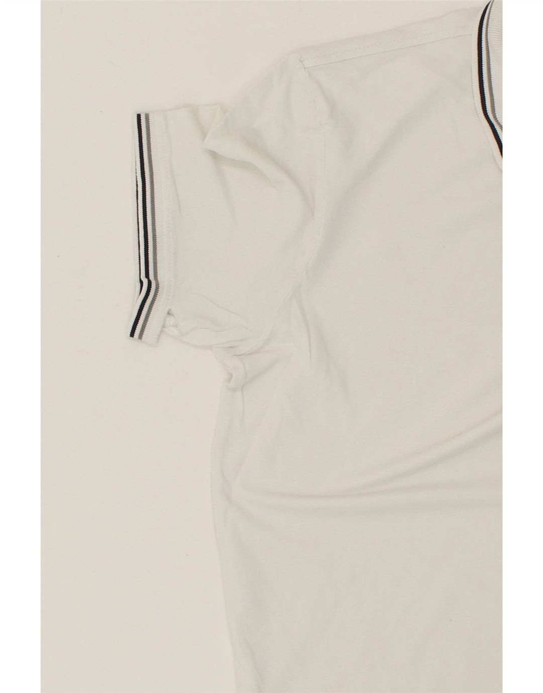 CHAMPION Mens Polo Shirt Large White Vintage Champion and Second-Hand Champion from Messina Hembry 