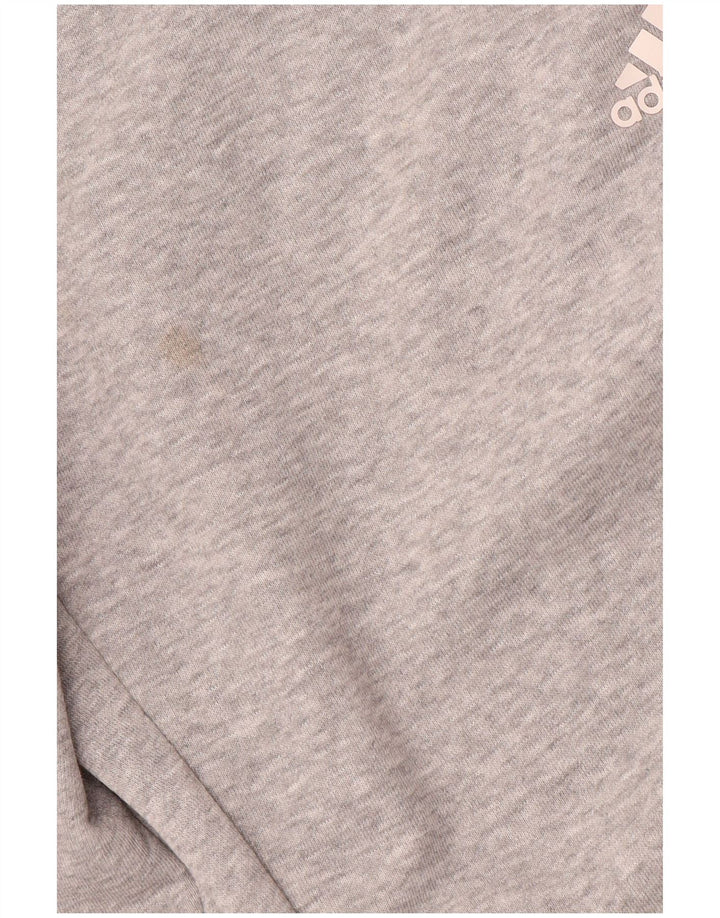 ADIDAS Calças de treino masculinas Joggers UK 12/14 Médio Cinza Algodão