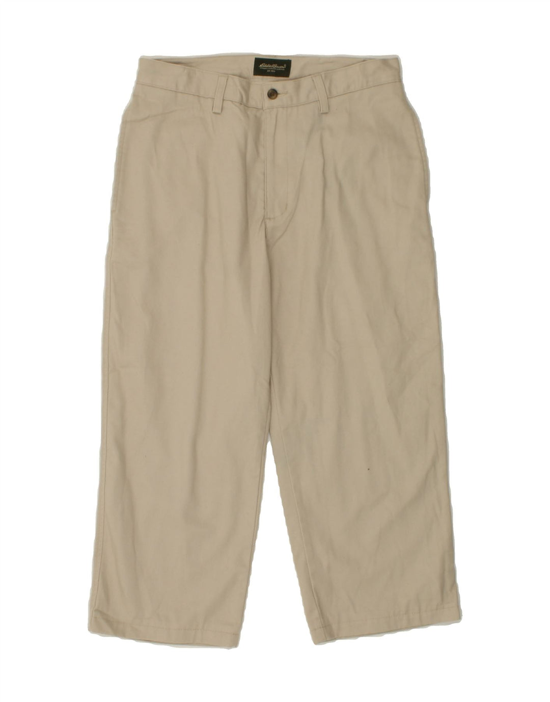 EDDIE BAUER Mens Straight Chino Trousers W32 L23 Beige Cotton Vintage Eddie Bauer and Second-Hand Eddie Bauer from Messina Hembry 