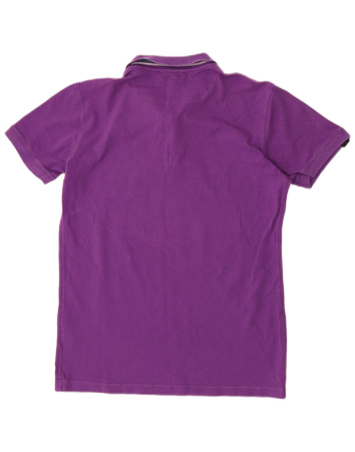 Camisa polo masculina Diesel grande algodão roxo