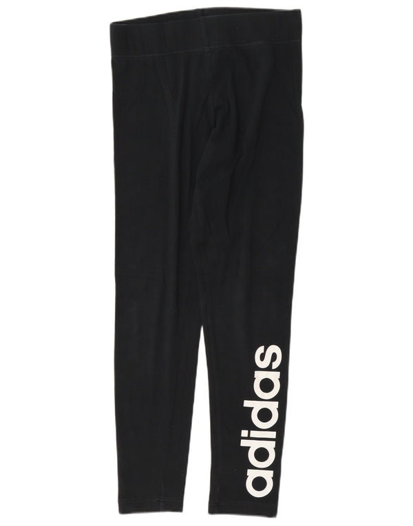 Leggings Adidas Femininas Graphic Slim Fit UK 8/10 Pequenas Pretas