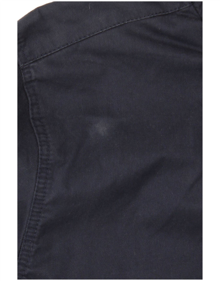 Jaqueta bomber masculina Tommy Hilfiger Reino Unido 38 algodão azul marinho médio