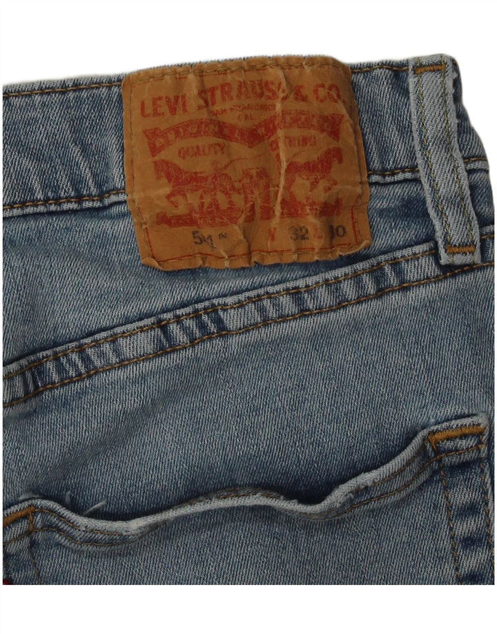 Levi's Masculino 511 Slim Jeans W32 L30 Azul Algodão