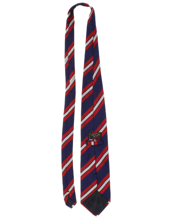 Gravata masculina Paul & Shark tamanho único L57 listrada azul clássica