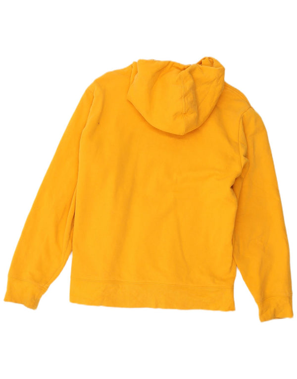 Suéter com capuz gráfico masculino The North Face algodão amarelo médio