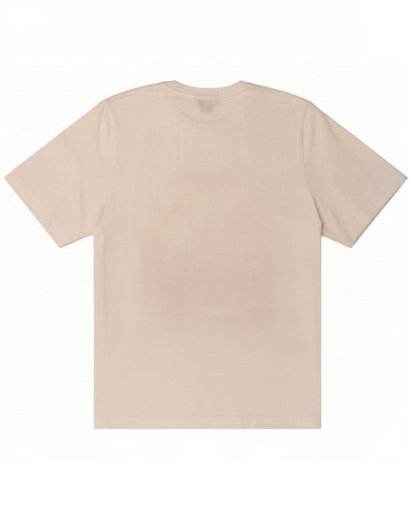 Camiseta feminina gráfica Marks & Spencer UK 16 grande algodão branco