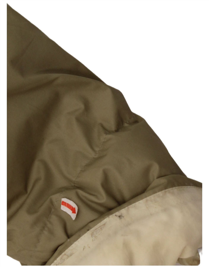 Jaqueta acolchoada feminina DIESEL UK 14 poliéster cáqui médio