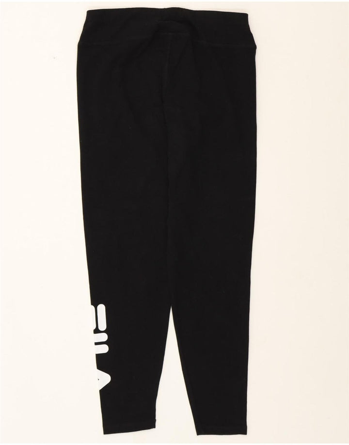 Leggings femininos FILA Graphic UK 14 médio algodão preto