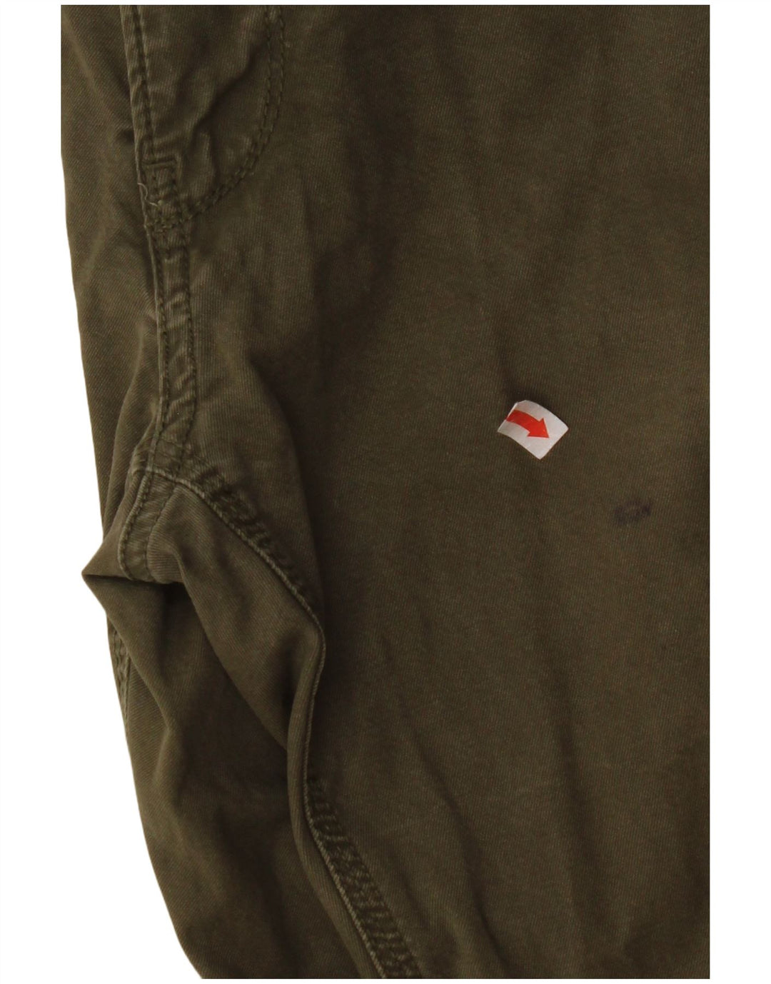 CALVIN KLEIN Calça cargo masculina slim W29 L29 algodão cáqui