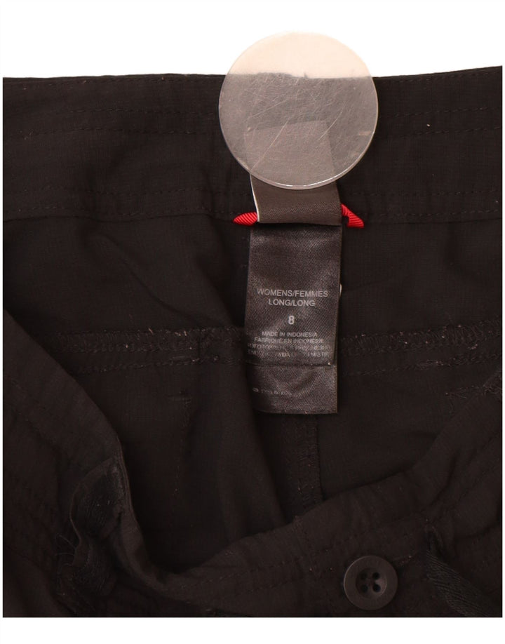 Shorts casuais femininos The North Face US 8 médio W32 preto nylon