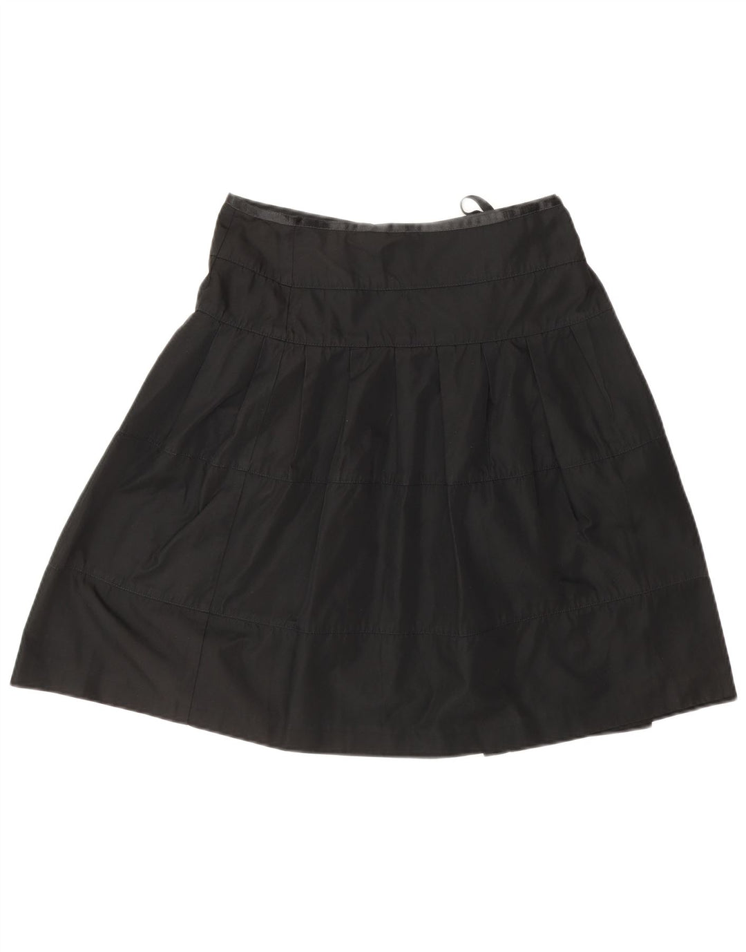 JOSEPH Saia feminina envolvente UE 36 pequena W26 preta triacetato clássica