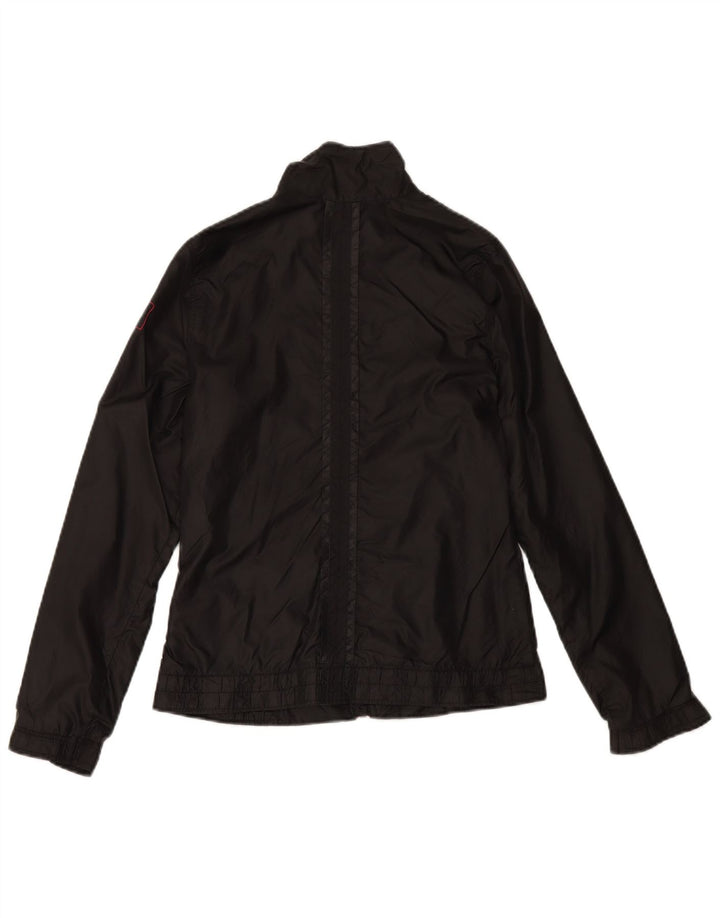 PUMA Womens Bomber Jacket UK 8 Pequeno Poliéster Preto