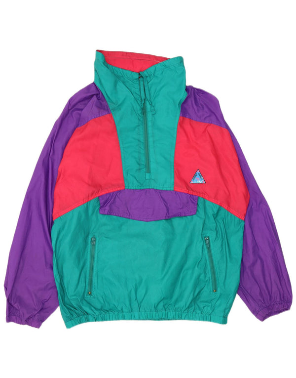 Jaqueta de chuva masculina grande com capuz San Felice UK 38 média multicolorida