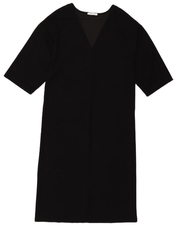 Vestido básico regular feminino Zara Reino Unido 10 pequeno preto