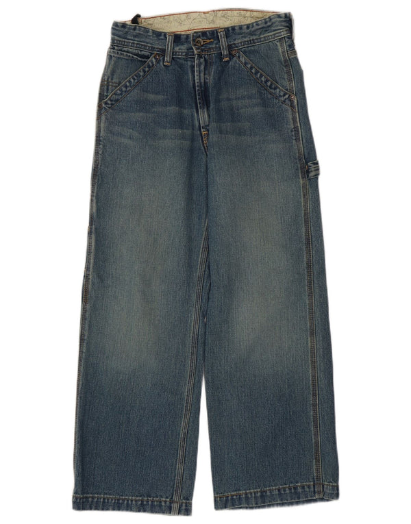 Jeans Levi's Girls Cargo Wide Leg 13-14 anos W28 L25 Azul Algodão