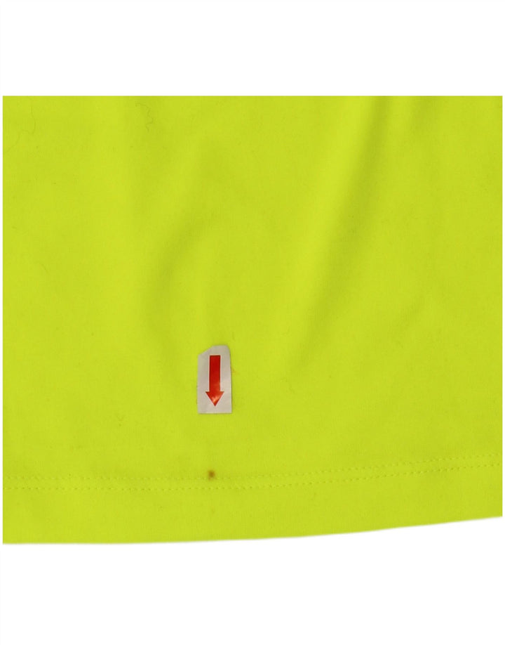 UNDER ARMOUR Mens Heat Gear Graphic Colete Top Grande Poliéster Verde