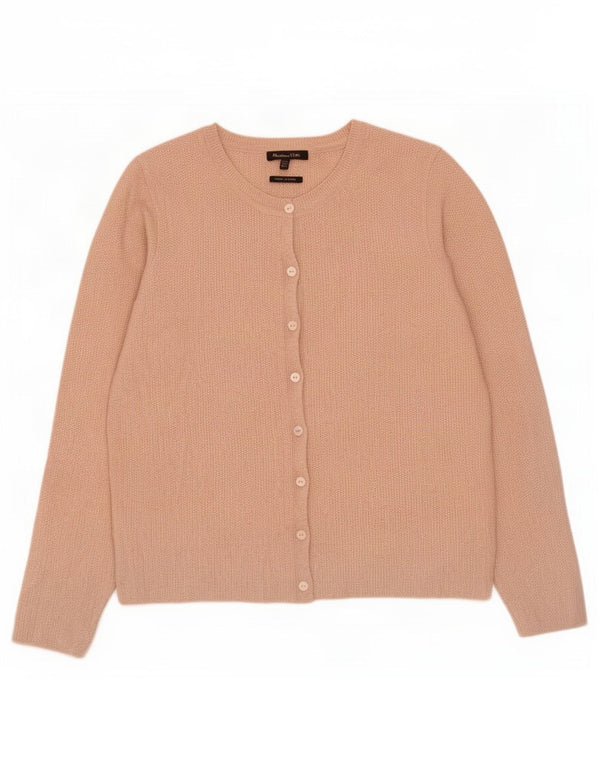 Suéter cardigã feminino Massimo Dutti UK 6 XS viscose rosa