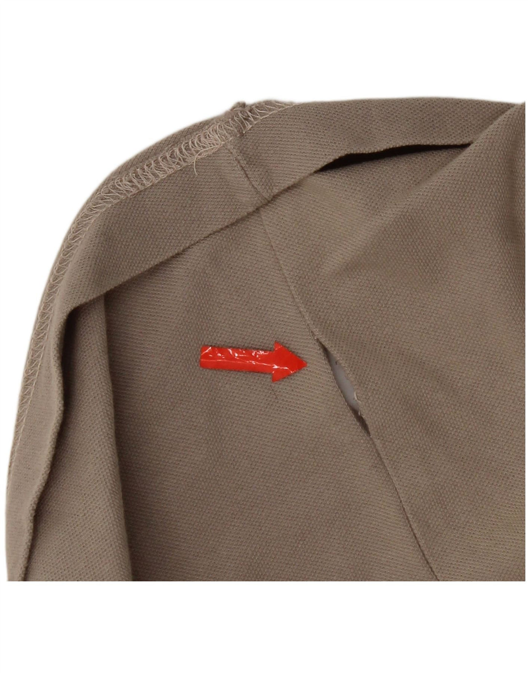 Camisa polo masculina Kappa pequena bege