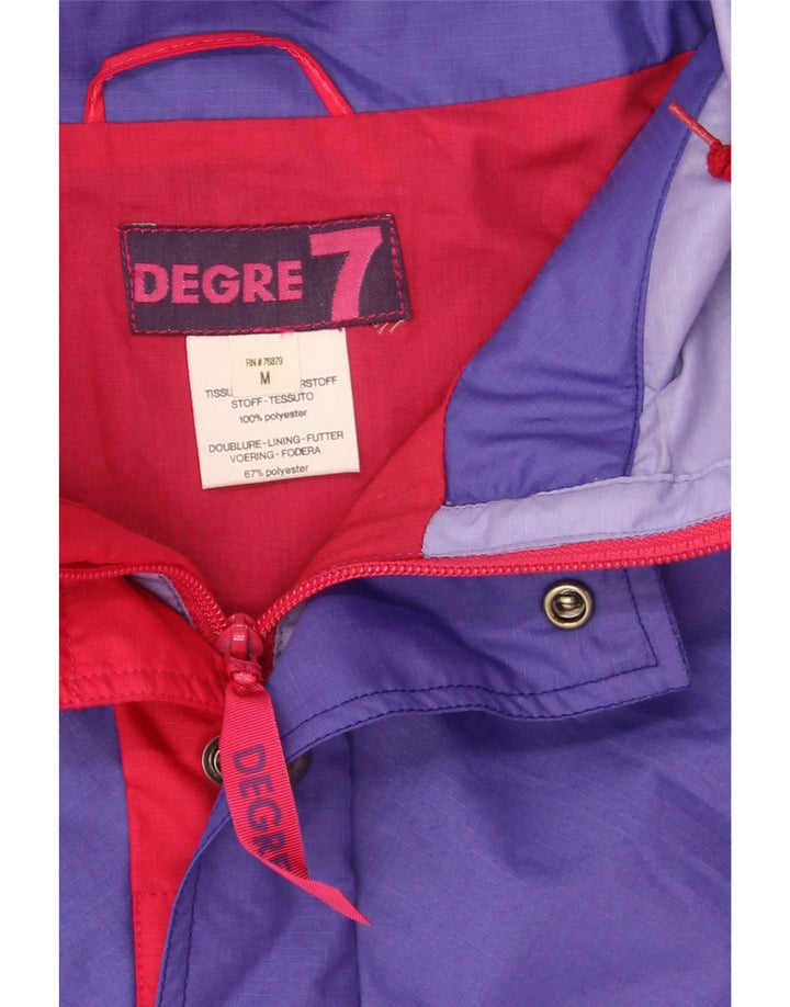 Jaqueta de esqui masculina Degre 7 pulôver com capuz Reino Unido 38 bloco colorido roxo médio