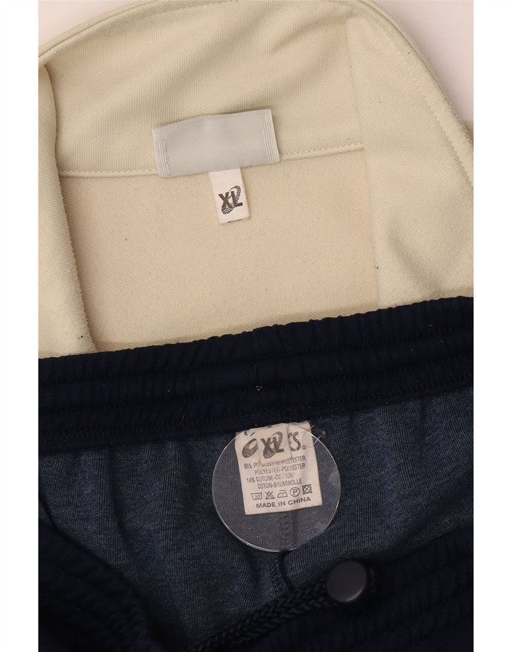Fato de treino masculino Oasis Graphic Full XL azul marinho poliéster colorblock