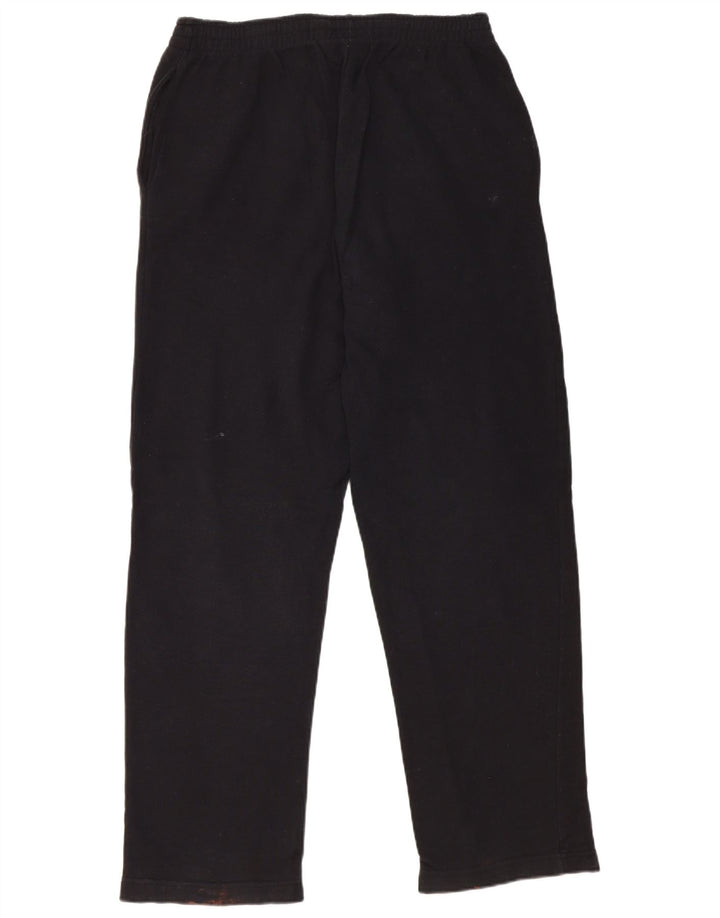Calça de treino masculina Kappa de algodão preto médio