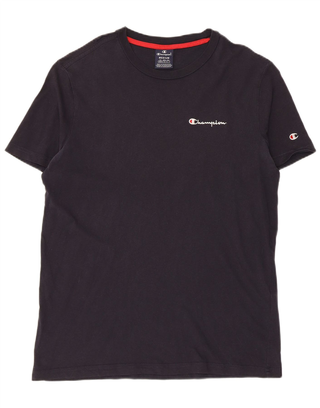 Camiseta masculina Champion de algodão azul marinho médio