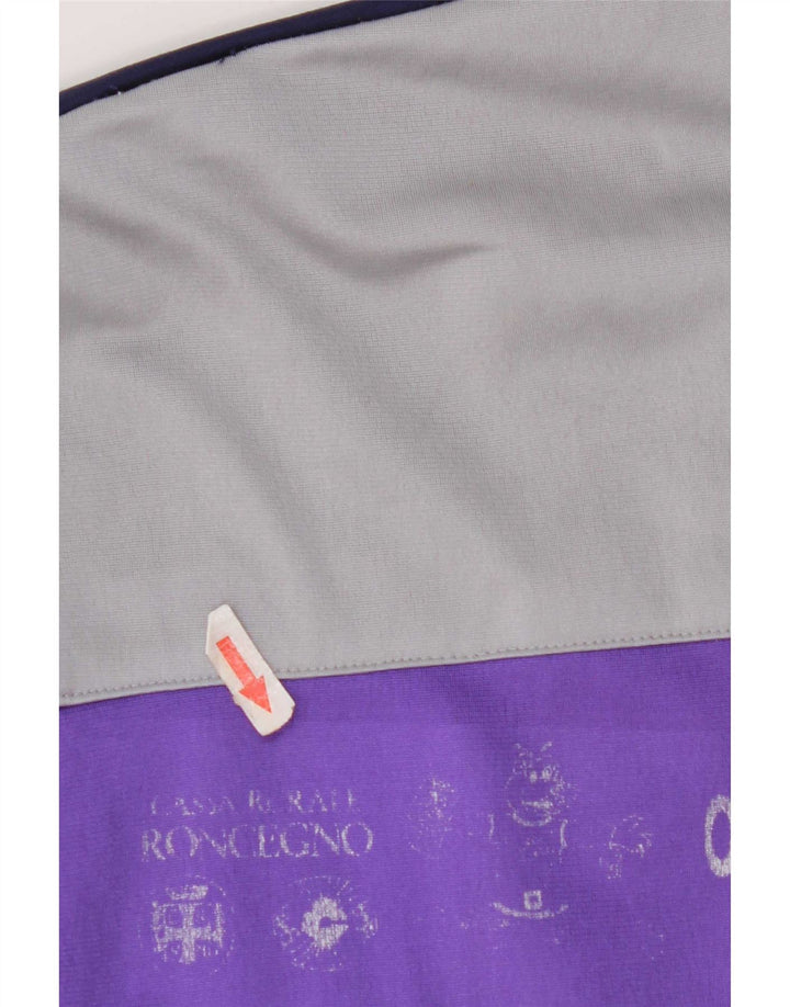 Lotto masculino gráfico agasalho jaqueta grande bloco colorido azul marinho