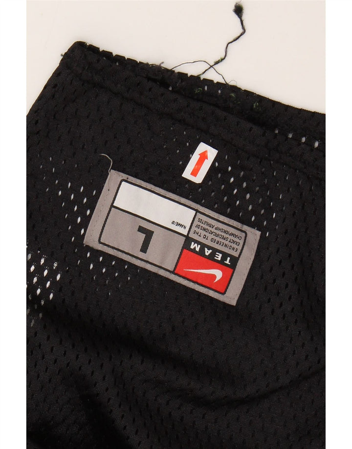 Camiseta masculina NIKE Top grande de nylon preto