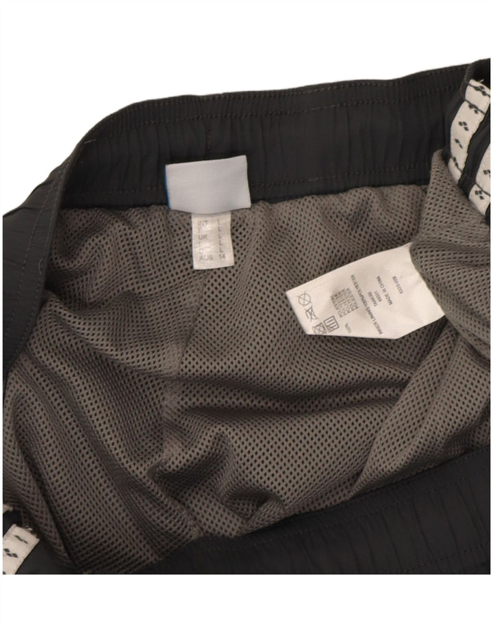 Arena Mens Graphic Calças de treino grande poliéster cinza