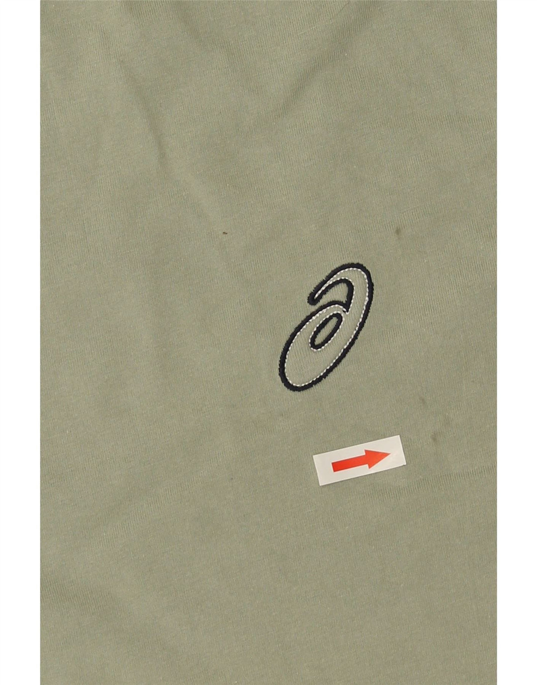 Camiseta masculina Asics Top grande algodão verde
