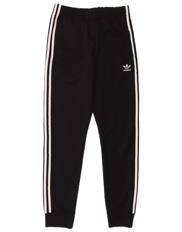 Adidas Mens Treino Calças Joggers Pequeno Poliéster Preto